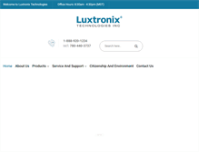 Tablet Screenshot of luxlcd.com